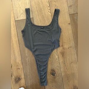 Shein size XS grey bodysuit